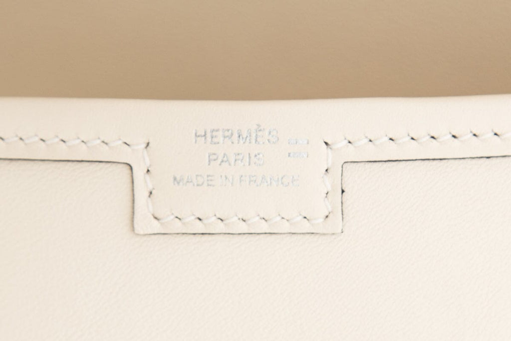 HermÃƒÆ’Ã‚Â¨s Cream Jige Elan 29CM Lizard Ombre Clutch