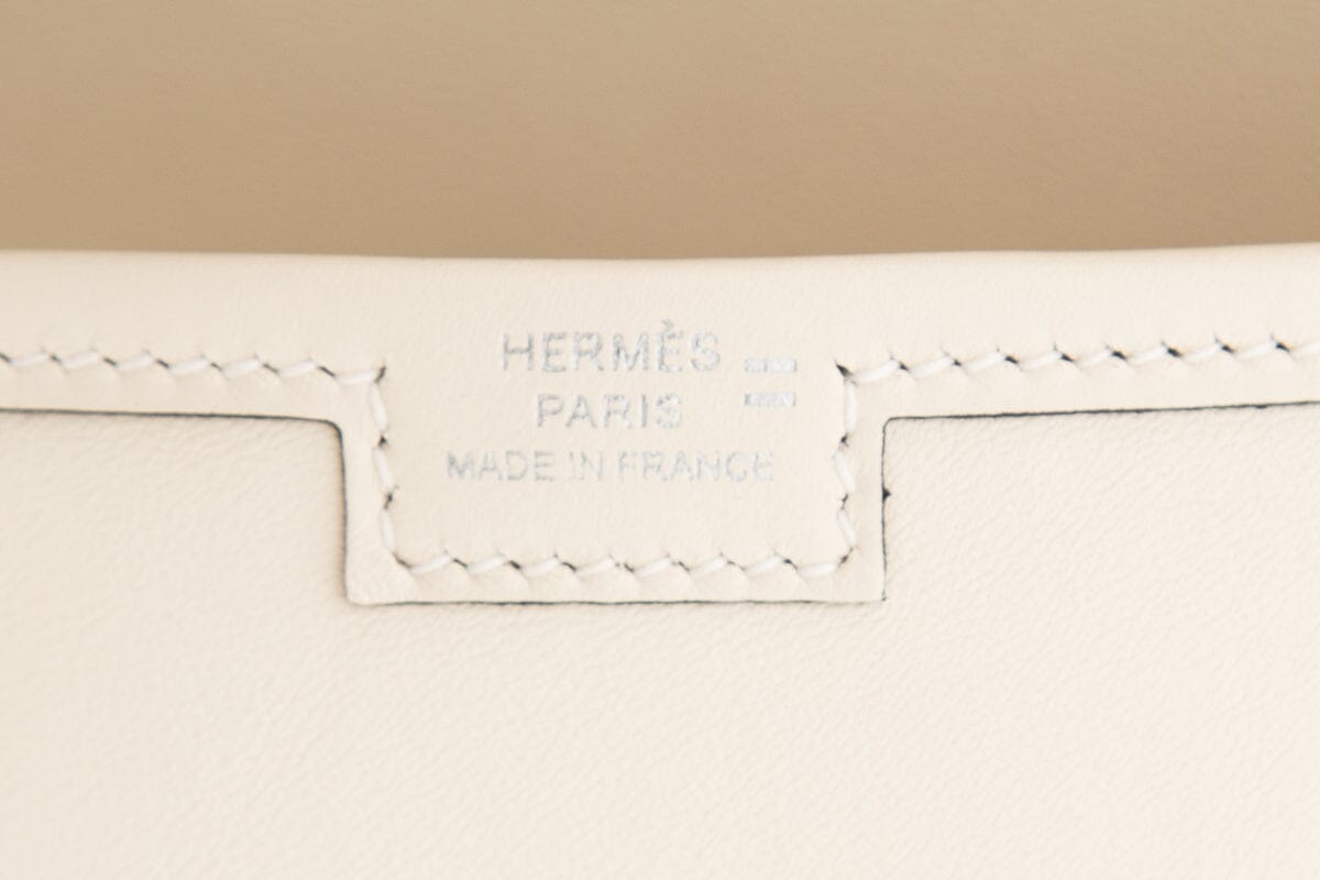 HermÃƒÆ’Ã‚Â¨s Cream Jige Elan 29CM Lizard Ombre Clutch