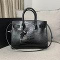 YSSL Sac De Jour Small In Embossed Crocodile Black For Women 12.5in/32cm YSLÂ  378299DND1N1000