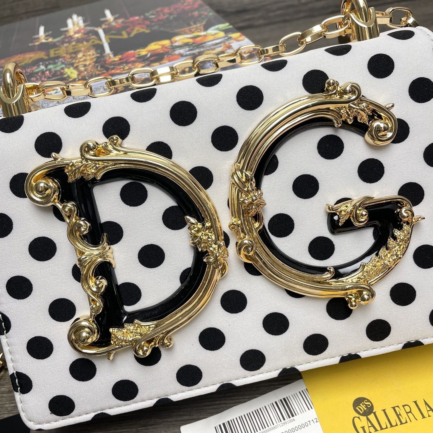 Girls CrossBody Bag With Polka Dots White For Women 8.3in/21cm GLAMI