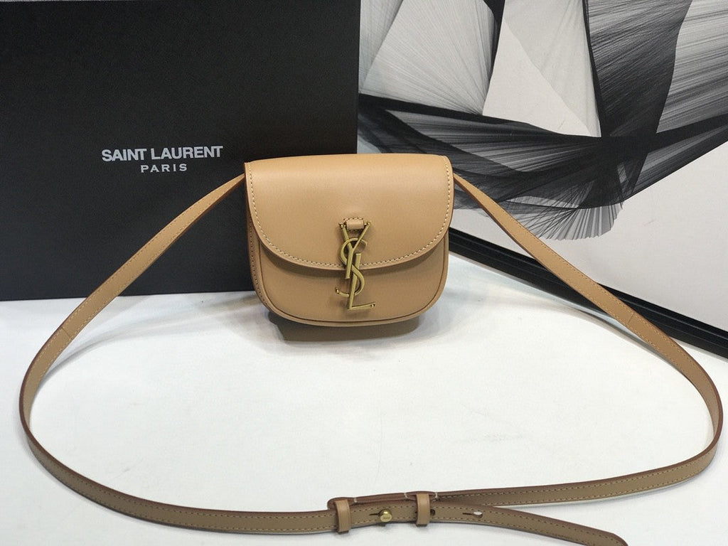 YSSL Kaia Small Satchel Brown For Women 7in/18.5cm YSL 619740BWR6W2725
