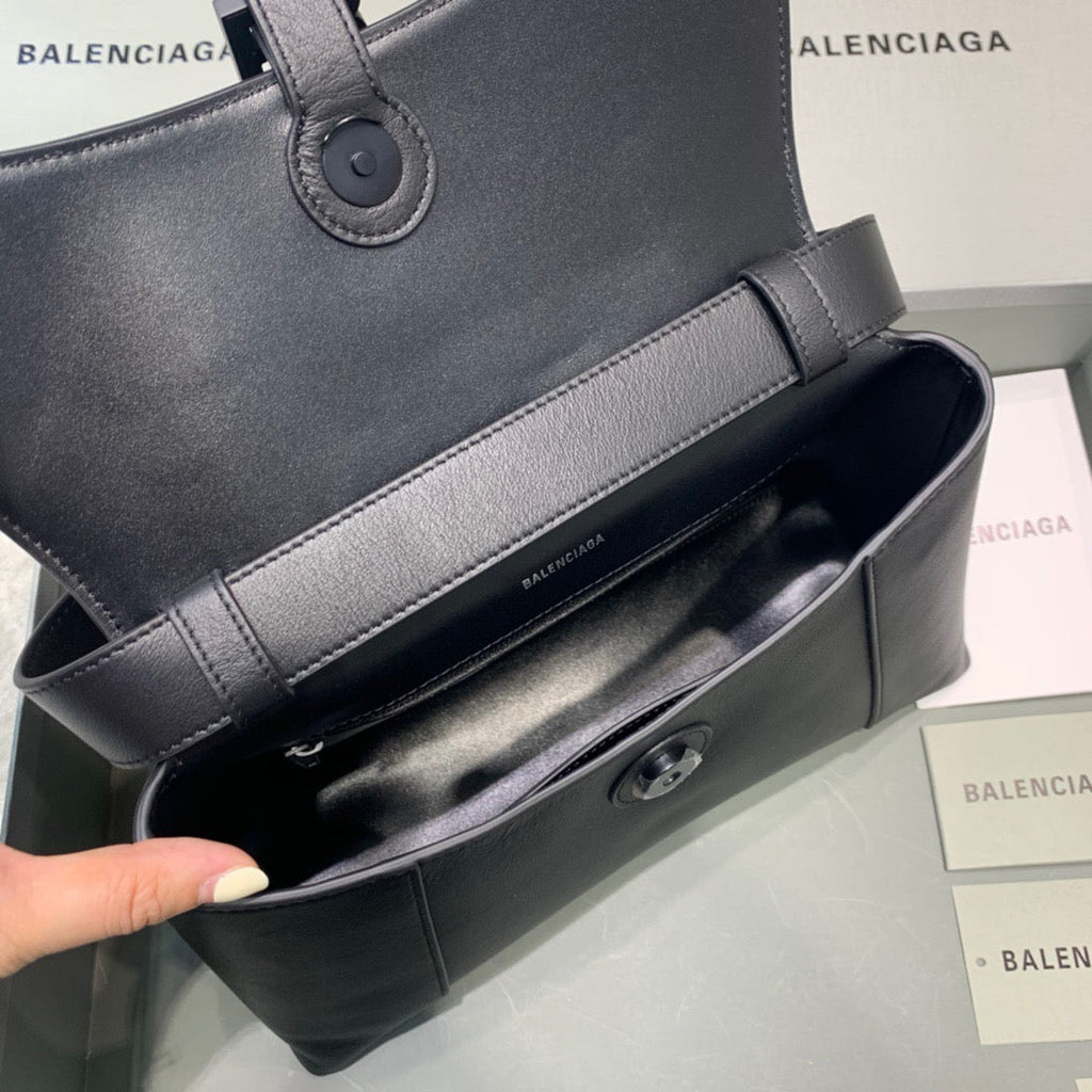 Downtown Small Shoulder Bag In Black, For Women,  Bags 11.8in/30cm