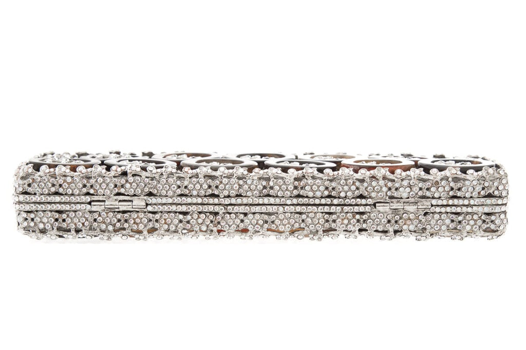 Edidi SiLouis Vuittoner Embellished Rectangle Clutch