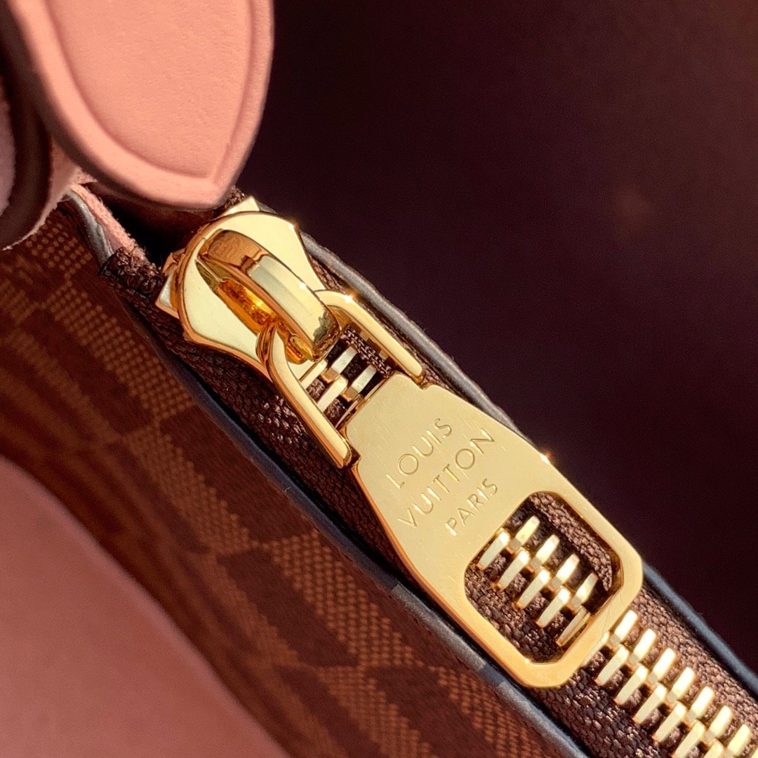 Louis Vuitton NeoNoe Bucket Bag Damier Ebene Canvas Venus Pink For Women,  Shoulder And Crossbody Bags 10.2in/26cm Louis Vuitton N40198