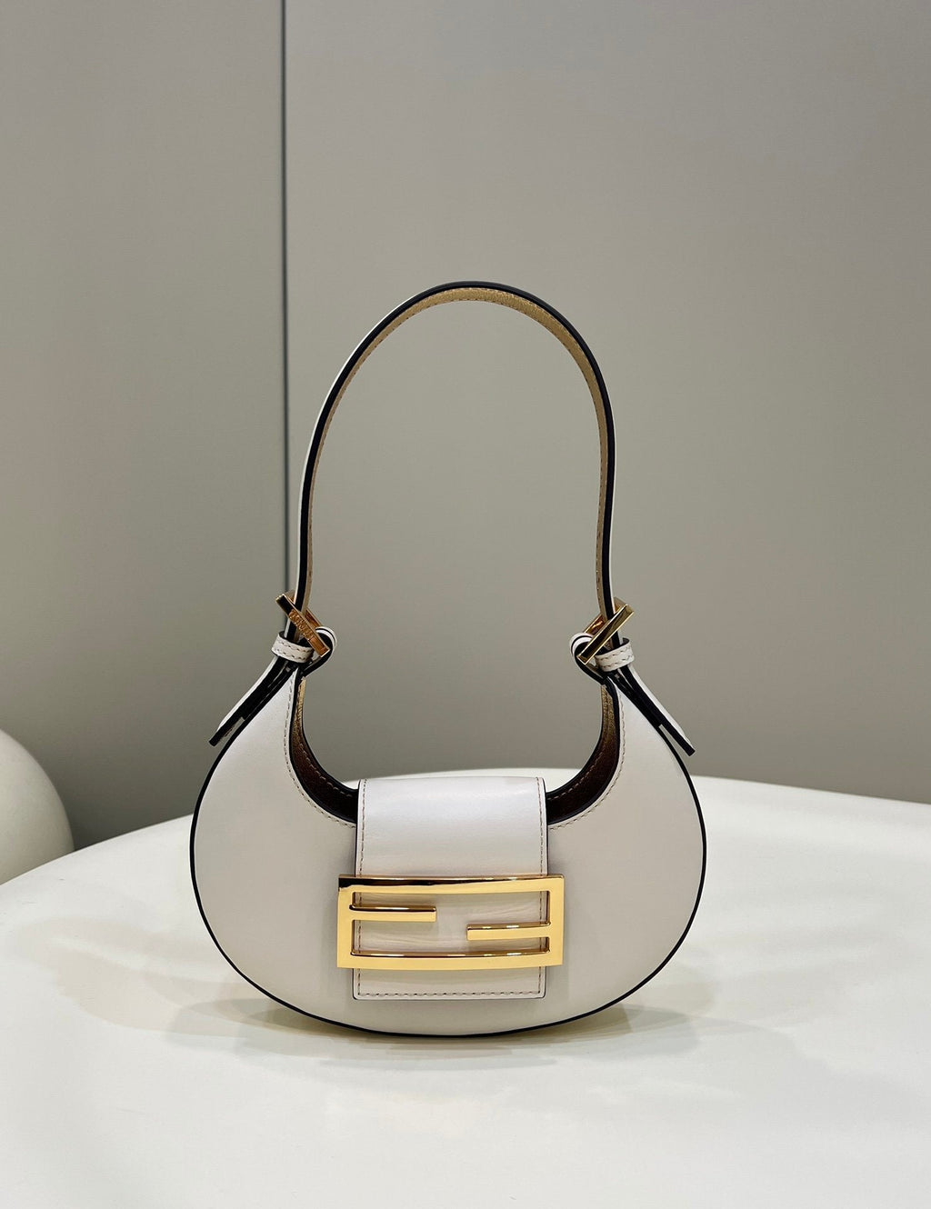 Cookie White For Women, Women’s Handbags, Shoulder Bags 7.4in/19cm FF 8BS065AAIWF0K7E