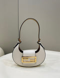 Cookie White For Women, Women’s Handbags, Shoulder Bags 7.4in/19cm FF 8BS065AAIWF0K7E