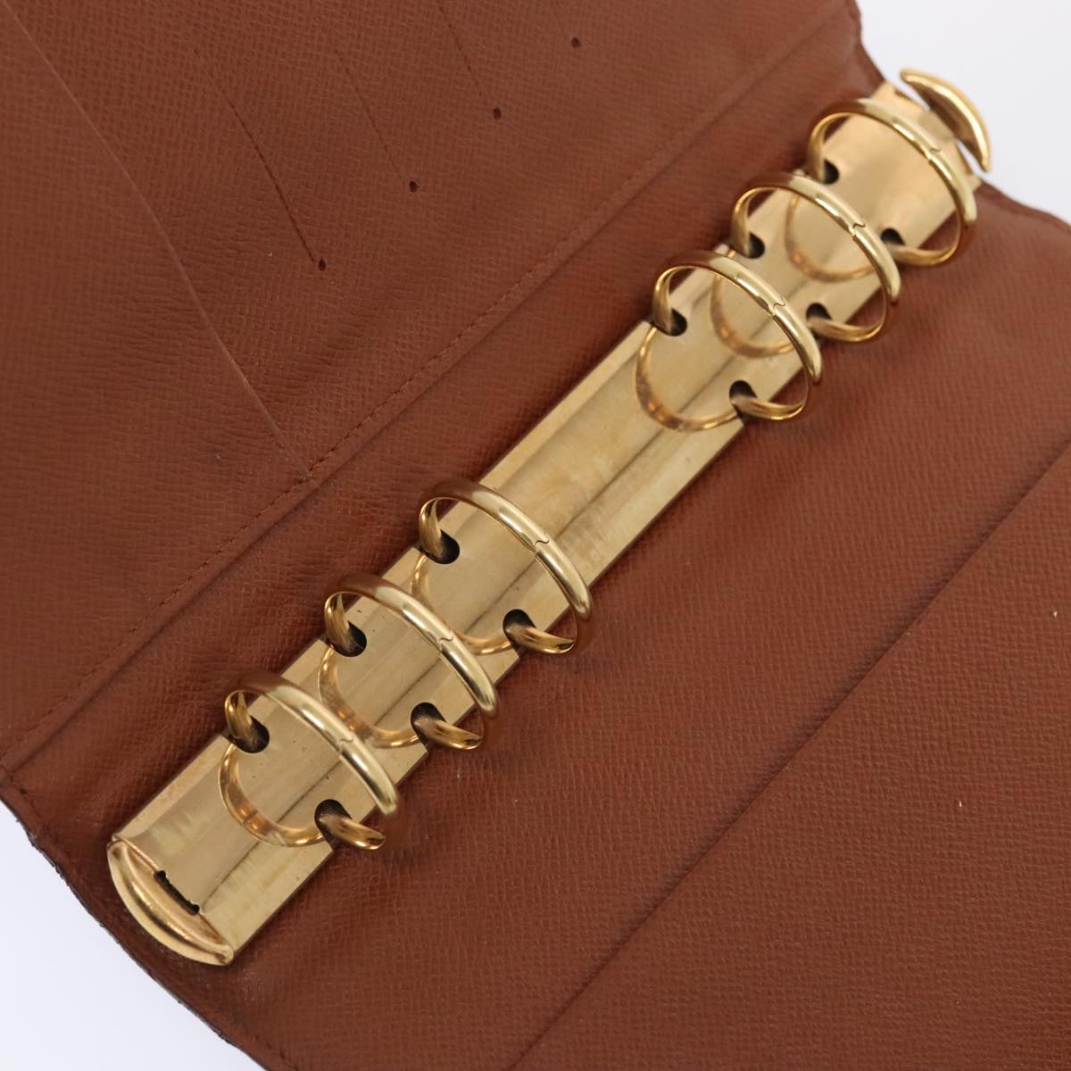 Louis Vuitton Agenda Cover Brown Canvas Wallet