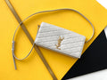 YSSL Kate 99 Chain Bag White With Gold Hardware For Women 10in/26cm YSL