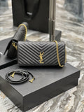 YSSL Kata 99 Chain Bag Black With Gold Hardware For Women 10in/26cm YSL