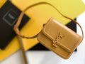 YSSL Solferino Small Satchel Bag Brown In Box 7in/19cm YSl