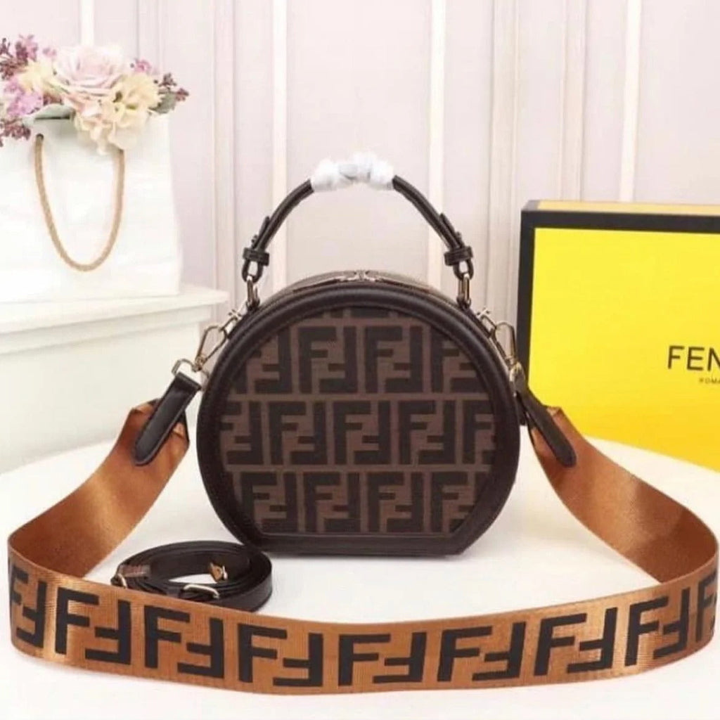 Round Monogram Crossbody Bag
