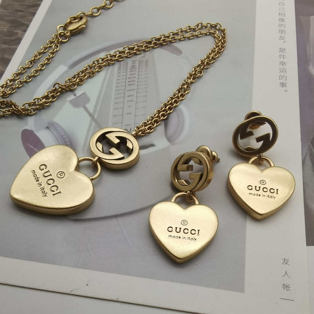 Combo Gucci NecklaTop Qualitys 043