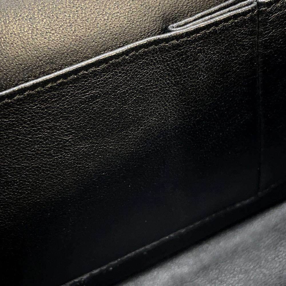 CHANEL Matelasse ChainShoulder Bag BlackA01112 Soft Caviar Leather Size 25