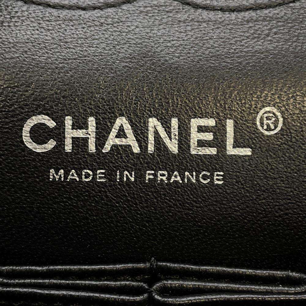 CHANEL Matelasse ChainShoulder Bag BlackA01112 Soft Caviar Leather Size 25