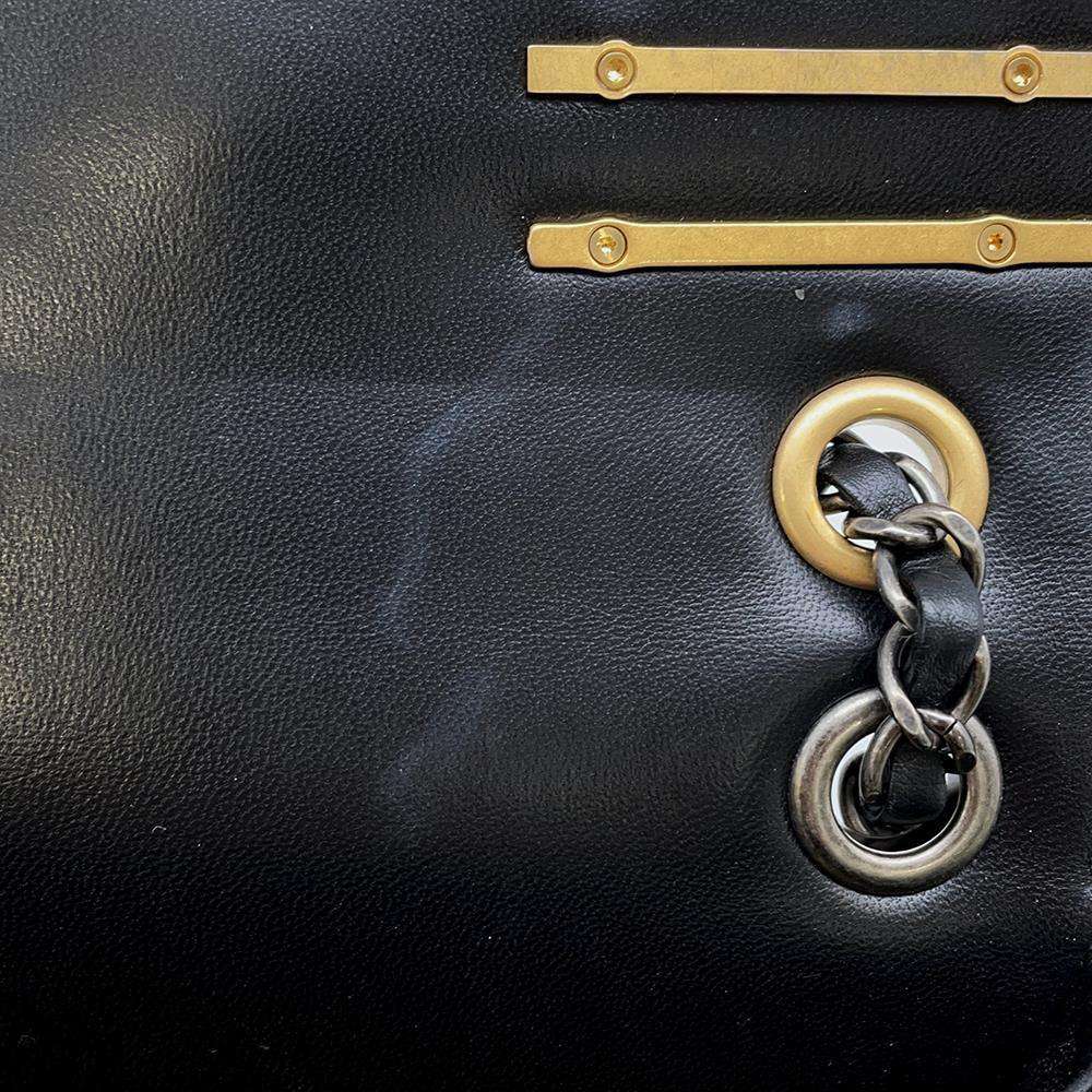 CHANEL Mini Matelasse Clip Coco GX ChainShoulder Bag BlackAS2978 Lambskin Size 18
