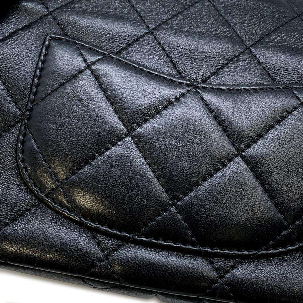 CHANEL Mini Matelasse Clip Coco GX ChainShoulder Bag BlackAS2978 Lambskin Size 18