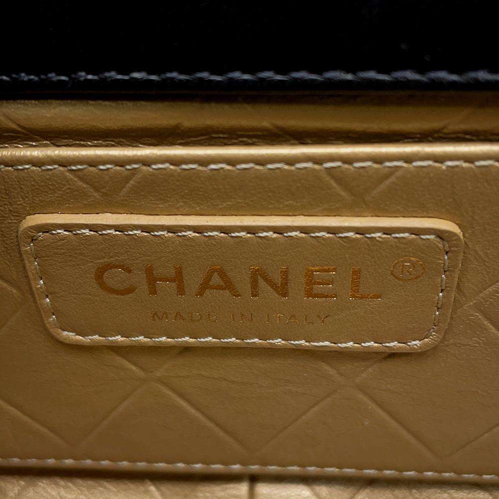 CHANEL Mini Matelasse Clip Coco GX ChainShoulder Bag BlackAS2978 Lambskin Size 18