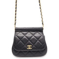 CHANEL Matelasse Flap ChainShoulder Bag BlackAP3004 Caviar Leather