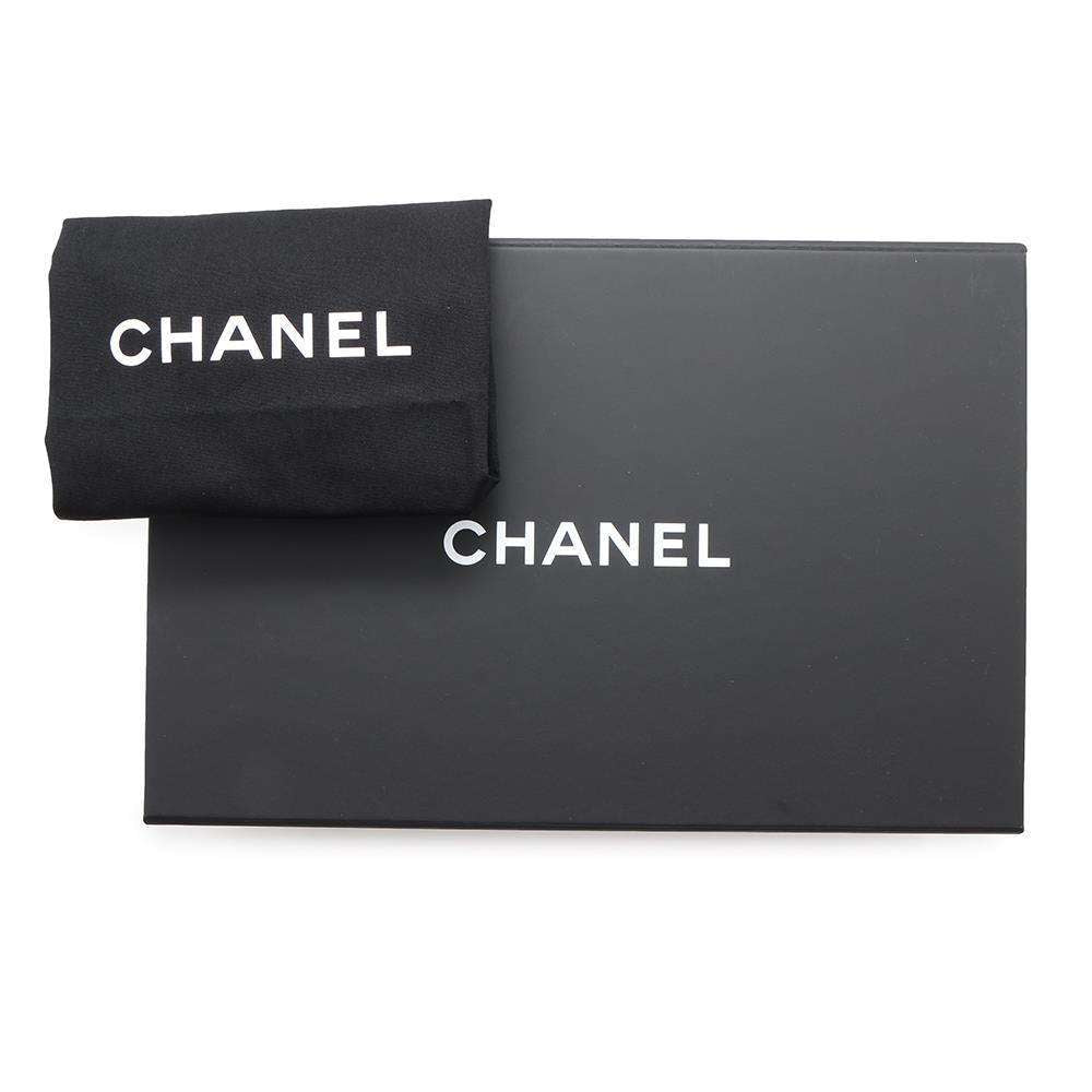 CHANEL Matelasse WChainShoulder Bag GrayAS2711 Caviar Leather