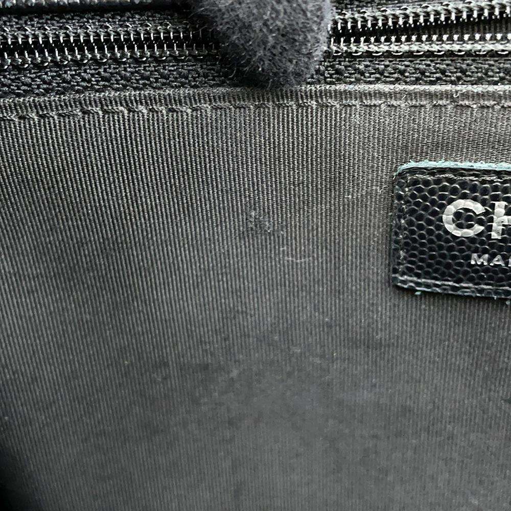 CHANEL Boy Chanel ChainShoulder BlackA92193 Caviar Leather Size 28