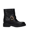 Chloé Black Leather Ankle Women's Boots