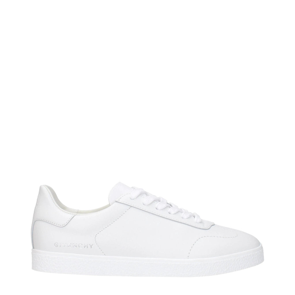 Givenchy Blue Leather Low Top Sneakers