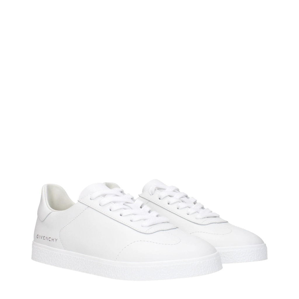 Givenchy Blue Leather Low Top Sneakers
