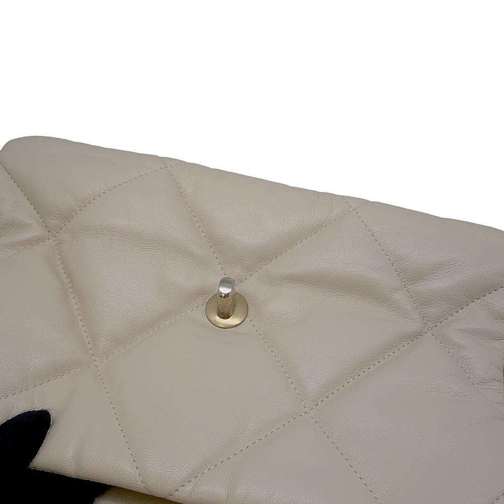 CHANEL CHANEL 19 ChainShoulder Bag BeigeAS1161 Lambskin Size Large
