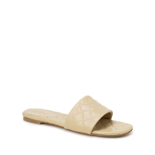 Bottega Veneta Beige Lamb Leather Women's Sandals