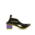 Bottega Veneta Black Fabric Platform Women's Sandals