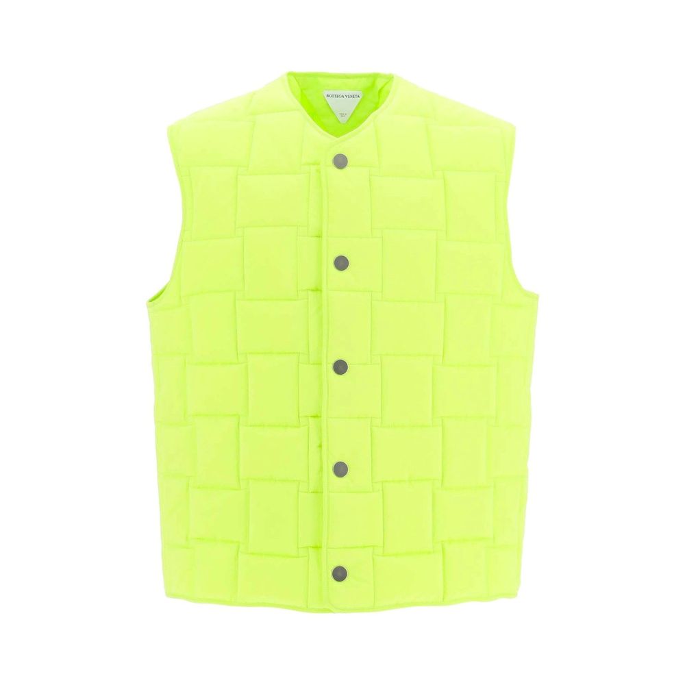 Bottega Veneta Bicolor Polyamide Sleveless Men's Jacket