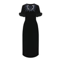 Fendi Black Viscose Cocktail Women's Dress