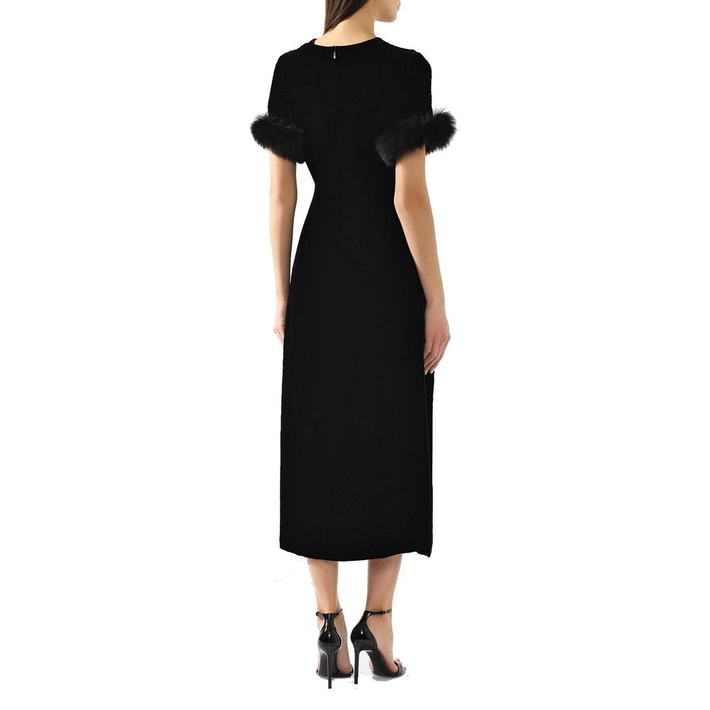 Fendi Black Viscose Cocktail Women's Dress