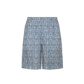 Fendi Blue Silk Bermuda Men's Shorts