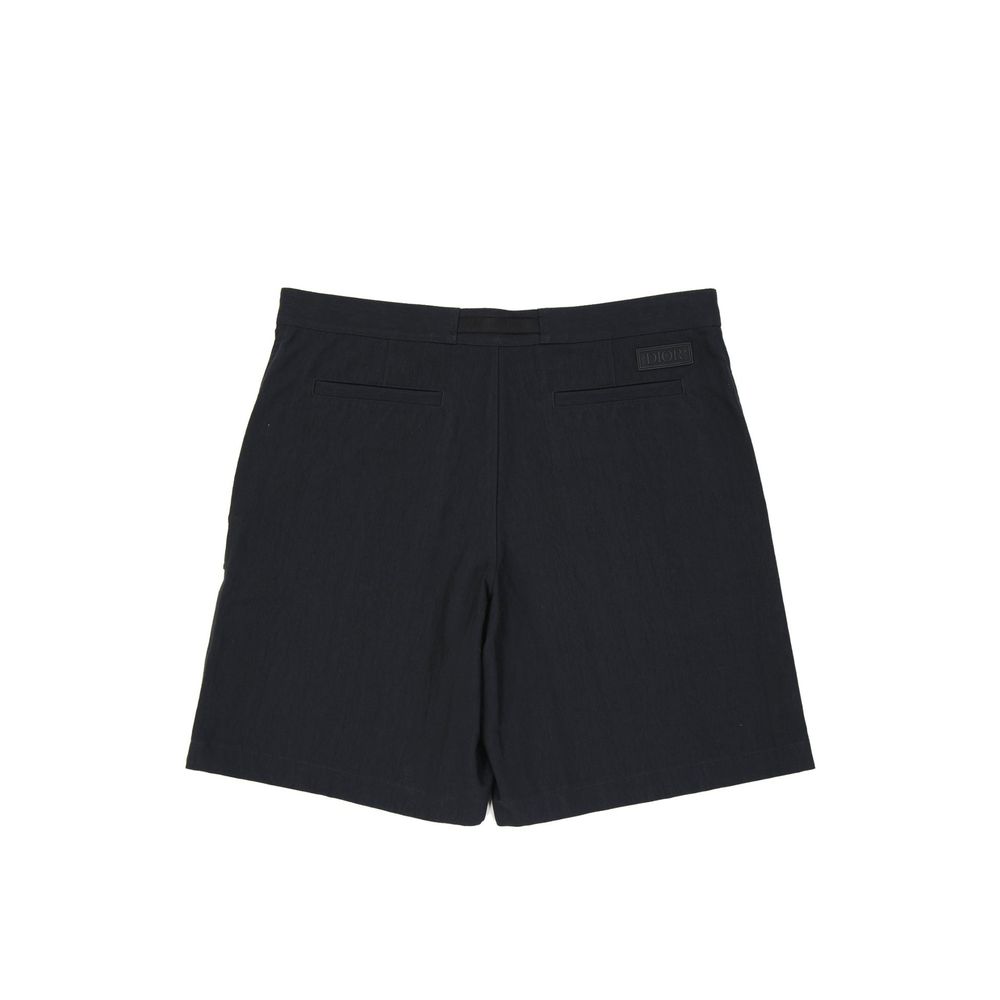 Dior Black Cotton Bermuda Men's Shorts