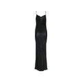 Saint Laurent Black Acetate Casual Women's Dress