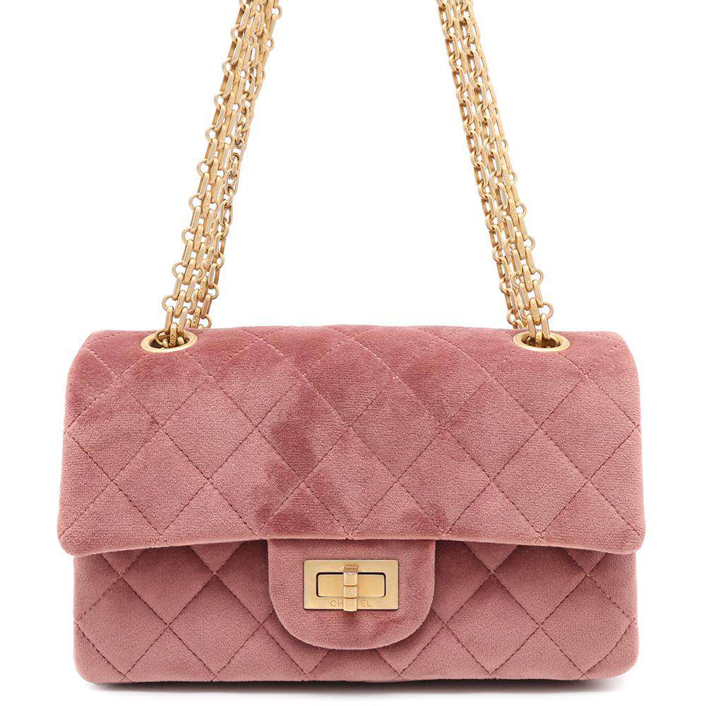 CHANEL 2.55 ChainShoulder Bag PinkAS0874 VeLouis Vuittonet Size Mini