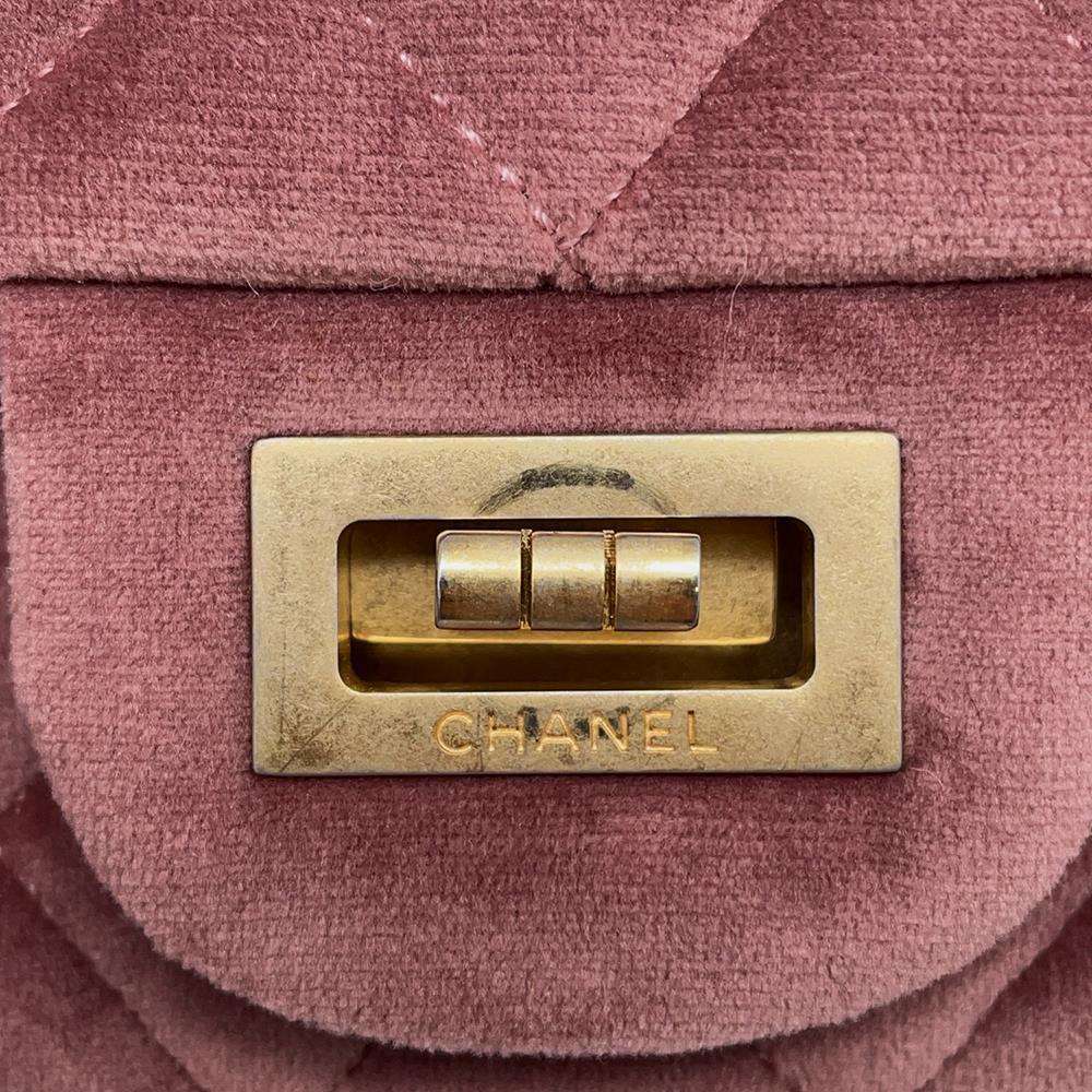 CHANEL 2.55 ChainShoulder Bag PinkAS0874 VeLouis Vuittonet Size Mini