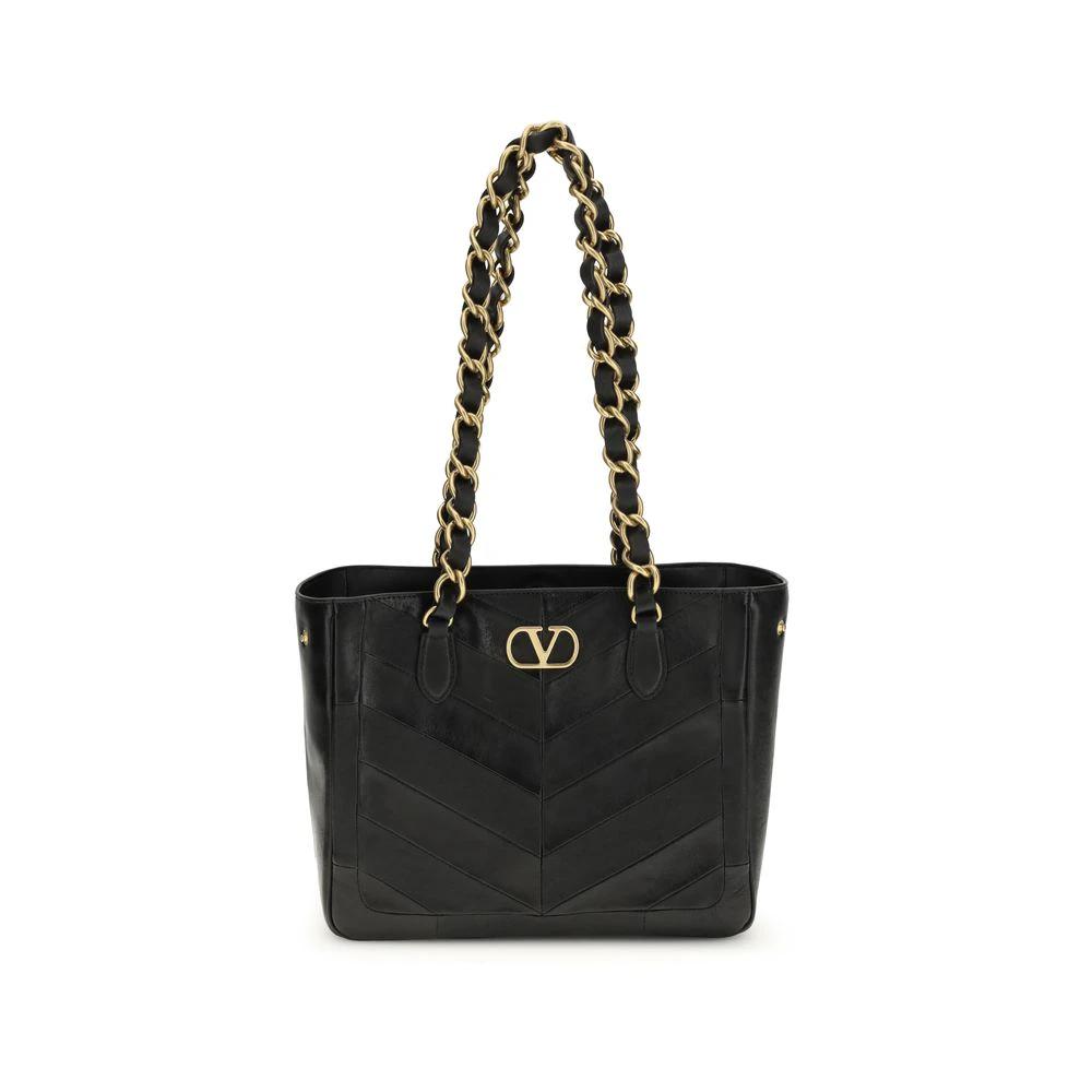 Valentino Garavani Black Lamb Ovis Aries Aries Shoulder Bag
