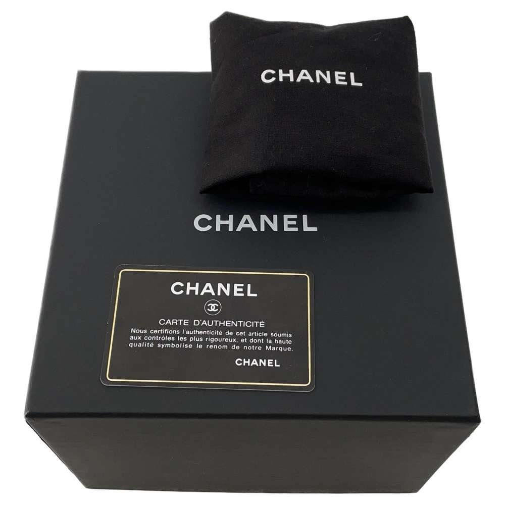 CHANEL Vanity ChainShoulder Bag YellowAP2624 Caviar Leather Size Mini