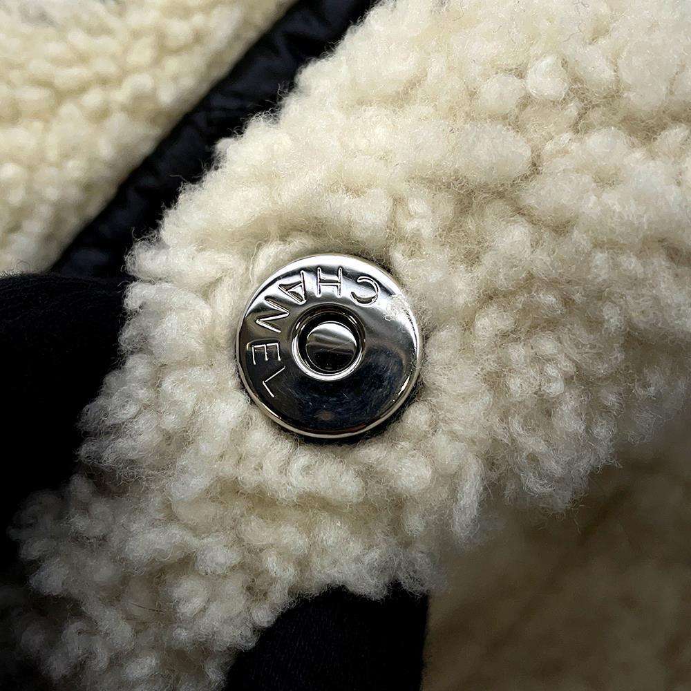 CHANEL Coco Neige 2WAY Shoulder Bag IvoryAS0981 Mouton Leather