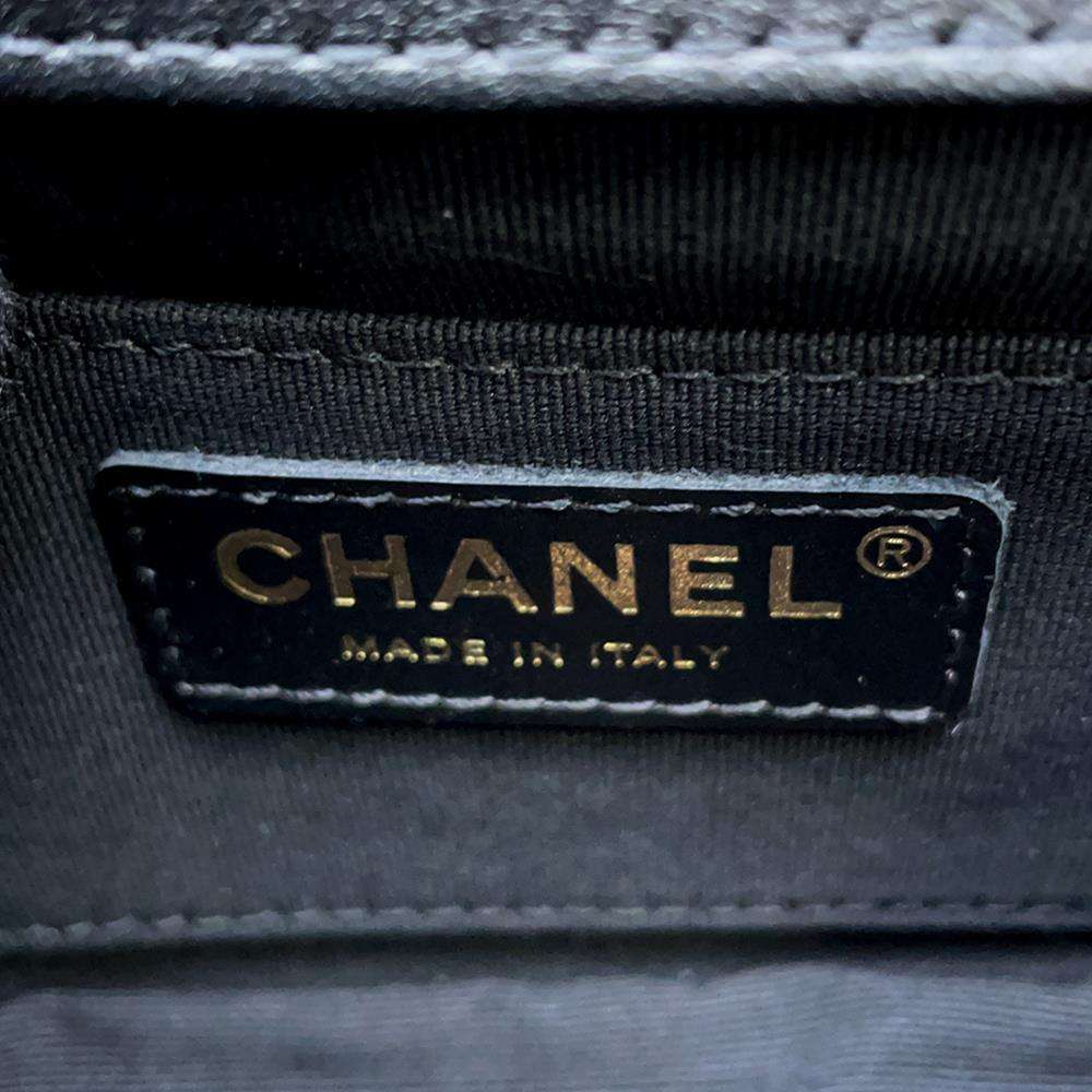 CHANEL Tweed Shoulder Bag Black/WhiteAS2495 Tweed Calf Leather