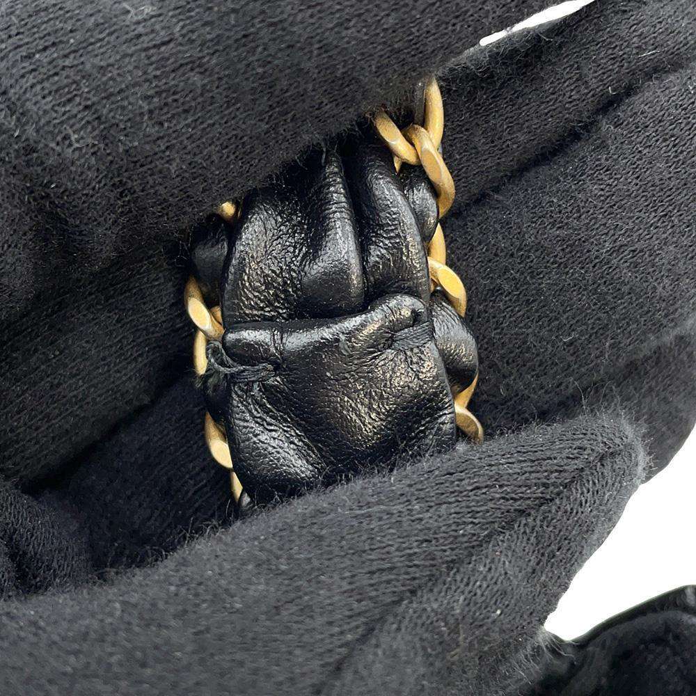 CHANEL CHANEL19 Matelasse Hobo Bag One Shoulder Bag BlackAP3647 Lambskin Size Small