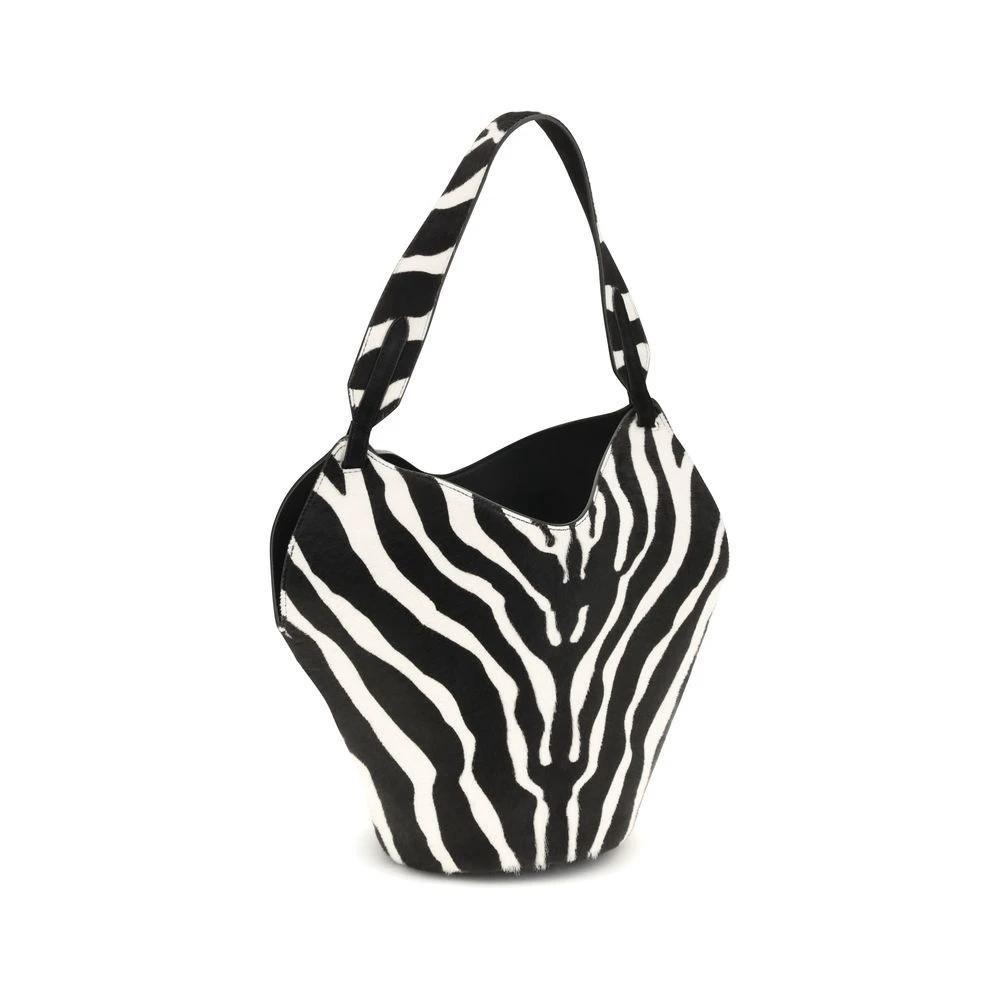 Khaite Multicolor Calf Leather Bos Taurus Shoulder Bag