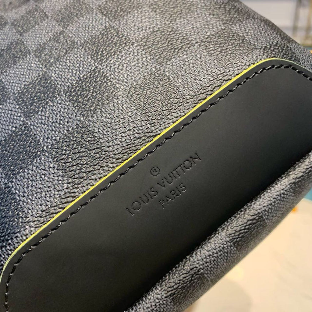 Louis Vuitton Avenue Sling Bag Damier Graphite Canvas Yellow For Men, Bags, Crossbody Bags 12.2in/31cm Louis Vuitton N42424