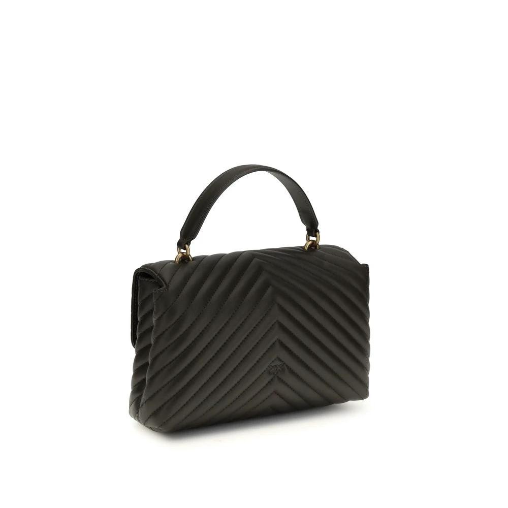 PINKO Bicolor Calf Leather Bos Taurus Handbag