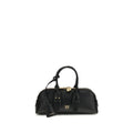 PINKO Black Calf Leather Bos Taurus Handbag