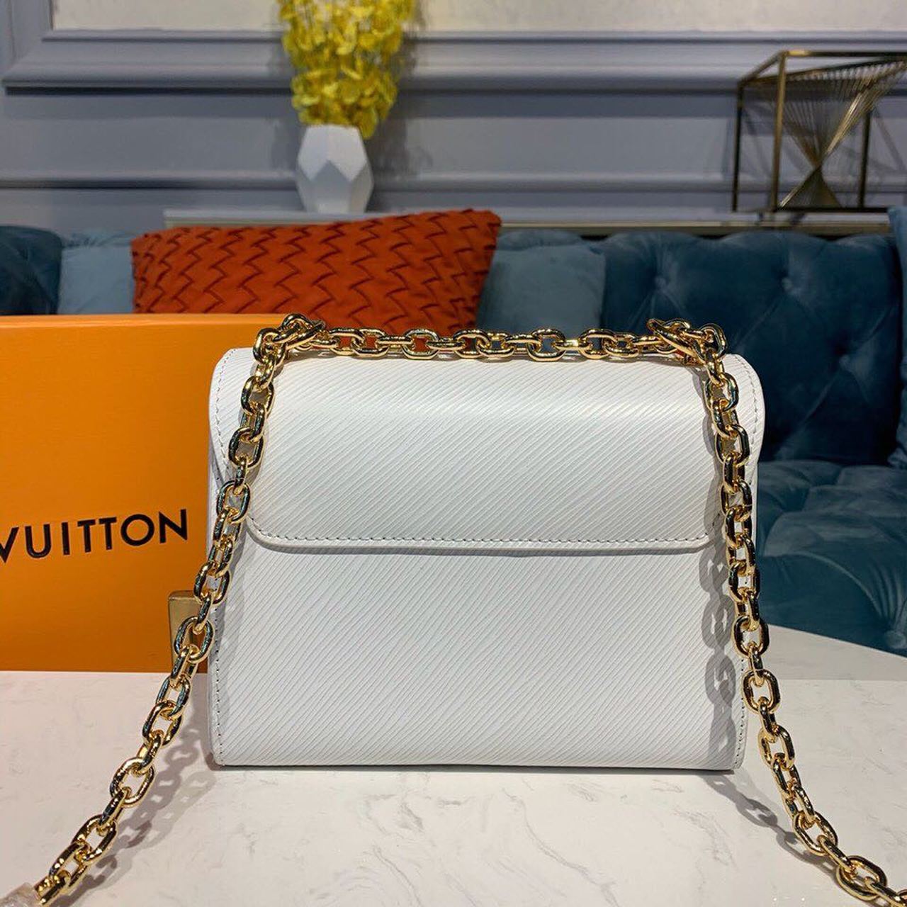 Louis Vuitton Twist PM Epi White For Women,  Shoulder And Crossbody Bags 7.5in/19cm Louis Vuitton M54278