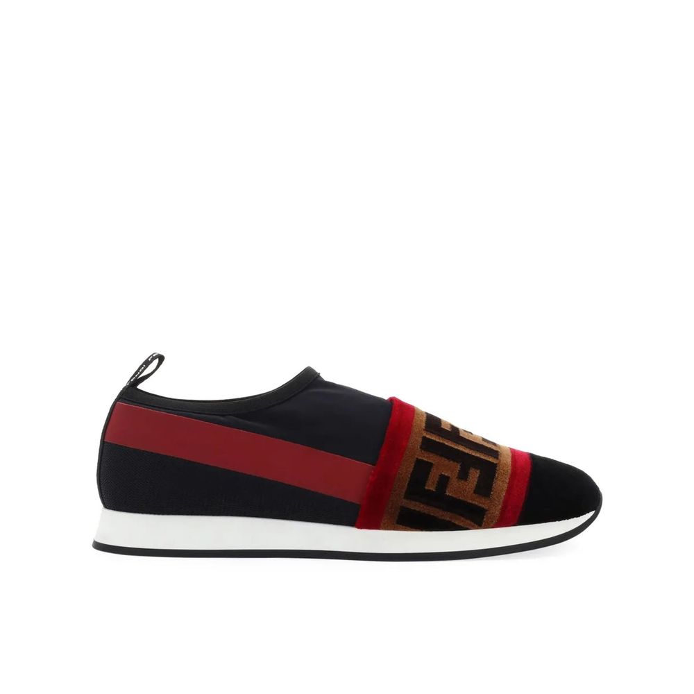 Fendi Black Fabric Women's Sneakers