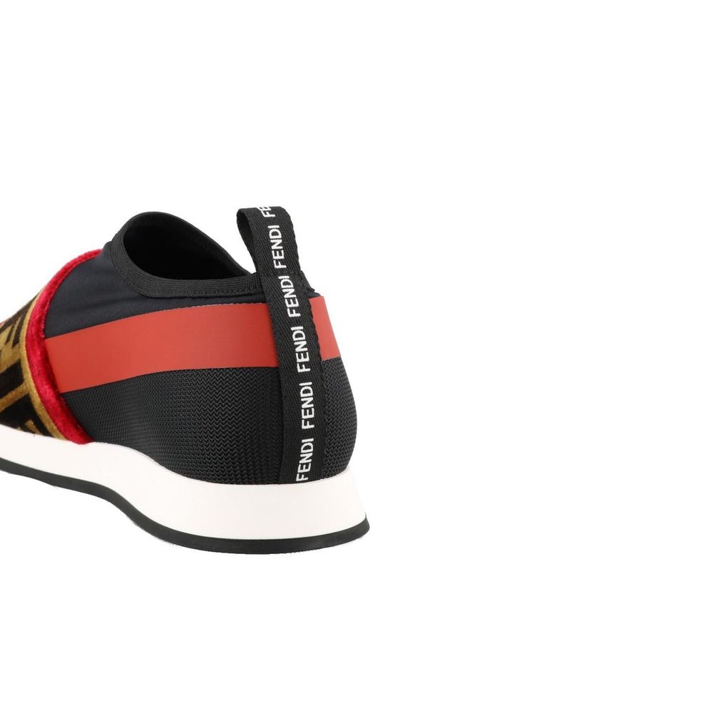 Fendi Black Fabric Women's Sneakers